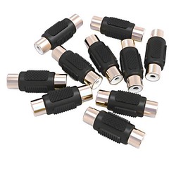 20pcs AV RCA Audio Video Female to Female Jack Coupler Adapter Connector