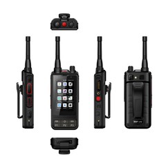 ANYSECU Zello W6PLUS Android 10 4G Network Radio UHF 400-470Mhz Walkie Talkie