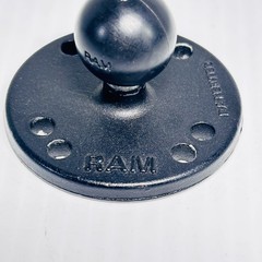 RAM-B-202U RAM Mount 1-Inch Ball With 2.5 Inch Round Base With AMPS Hole Pattern