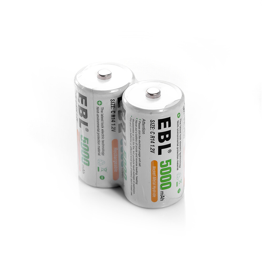 Lot EBL C D Size Cell Rechargeable Batteries AA AAA Battery / 1.2V C D Charger