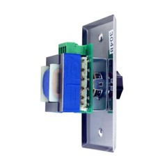 SAG0242 Saga Elite™ Stainless Steel Volume Control Wall Plate (100W, 25 & 70.7V)