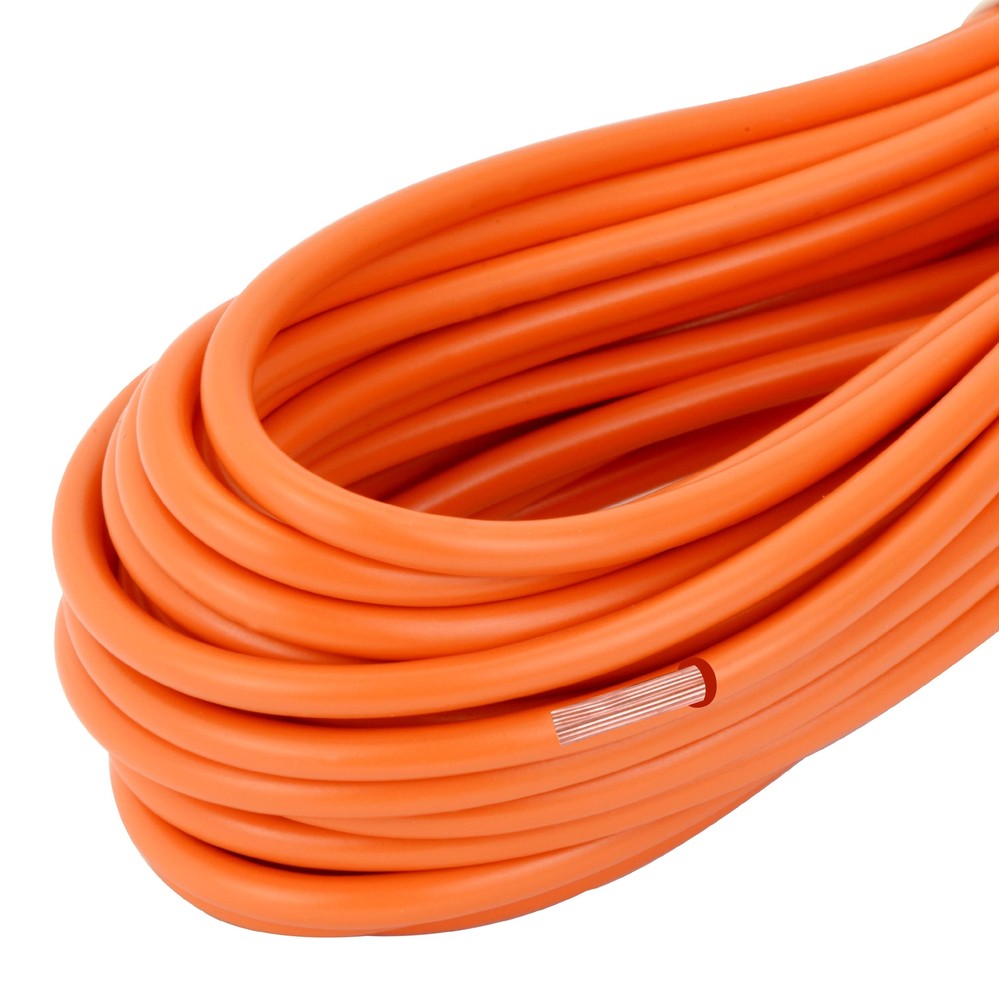 25 ft 12 GA Primary Wire Power Cable Turn On Cable Hook Up Remote Orange Copper