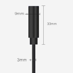 5PCS 0.25M/0.8FT 2.5mm Female Plug Bare Wire Cable TRS 3 Pole Stereo Extension