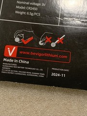 12 Pack New CR2450 / 2450 Lithium 3V Battery