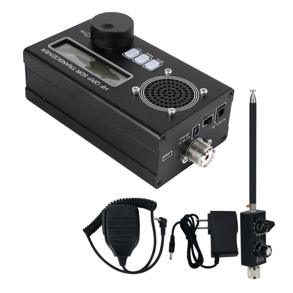USDR/USDX HF QRP SDR Transceiver SSB/CW Transceiver 8-Band 10W Ham Radio W/ Mic