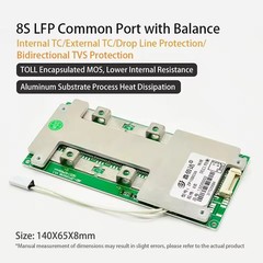 JBD BMS 8S Lifepo4 24V 80A 100A 120A 150A Charge Discharge W/Balance Temp Sensor