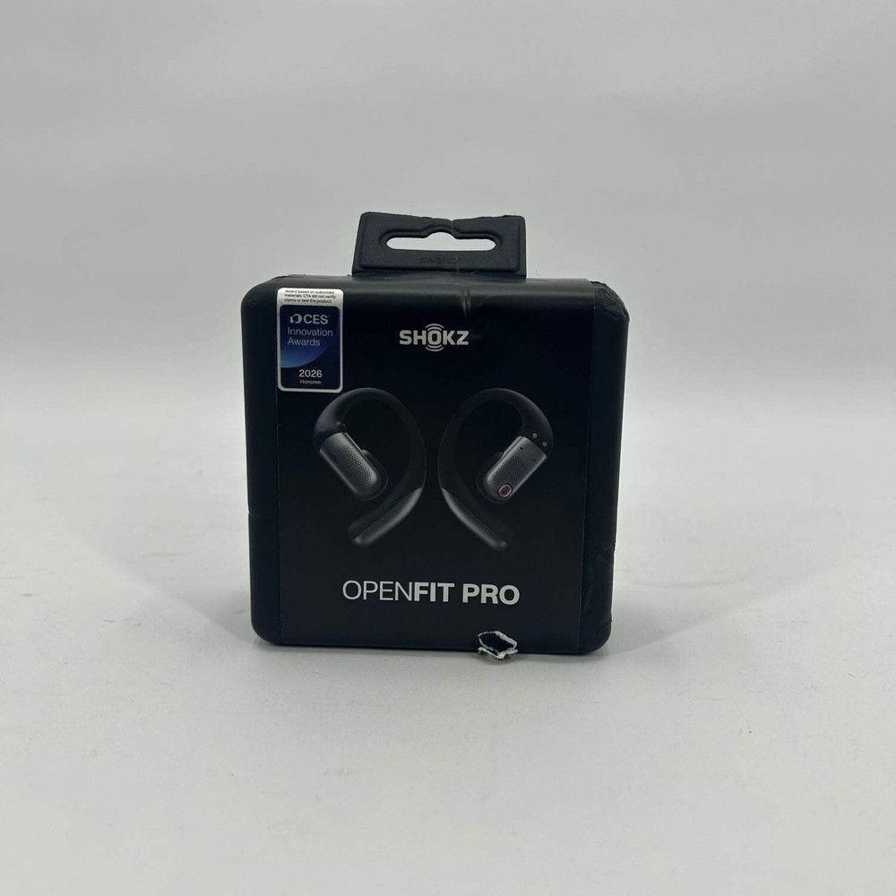 New Shokz OpenFit Pro Wireless Noise Canceling In-Ear Headphones Black T010