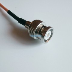 50CM RG316 cable BNC male to BNC male plug crimp jumper M/M straight pigtail