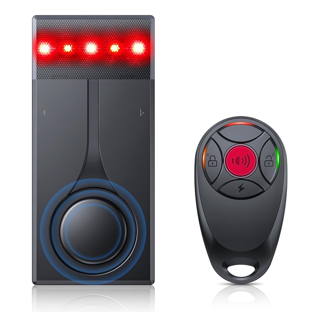 Car Security Alarm with Wireless Remote, 108dB Loud Siren, 3-Level…