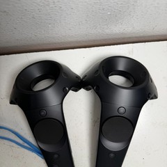 HTC Vive Black Virtual Reality System Headset w/Two Motion Sensing Controllers