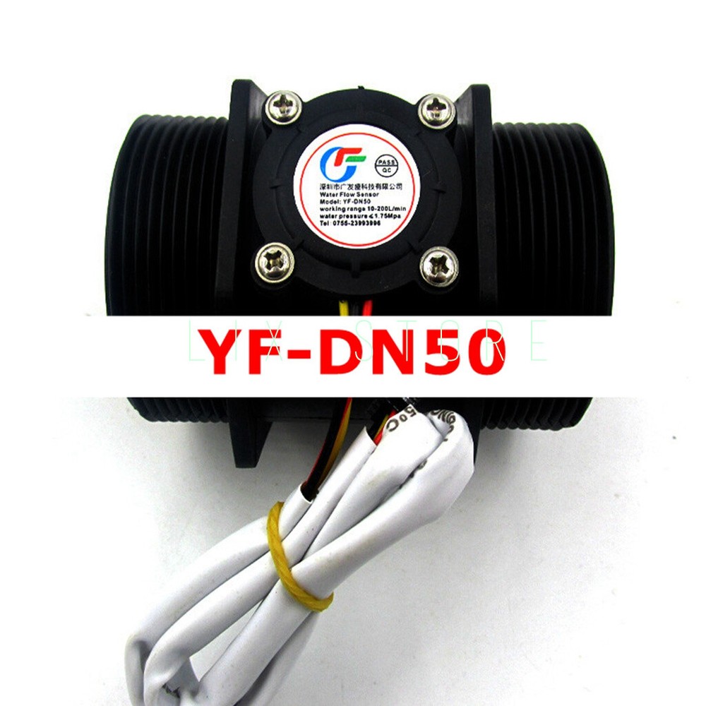 1PC YF-DN50 water flow sensor YF-DN40 turbine flowmeter 1.5 inch 2 inch tube