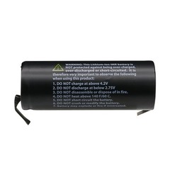 Kastar 2-Pack 18500 3.7V 2000mAh Rechargeable Batteries with Tabs