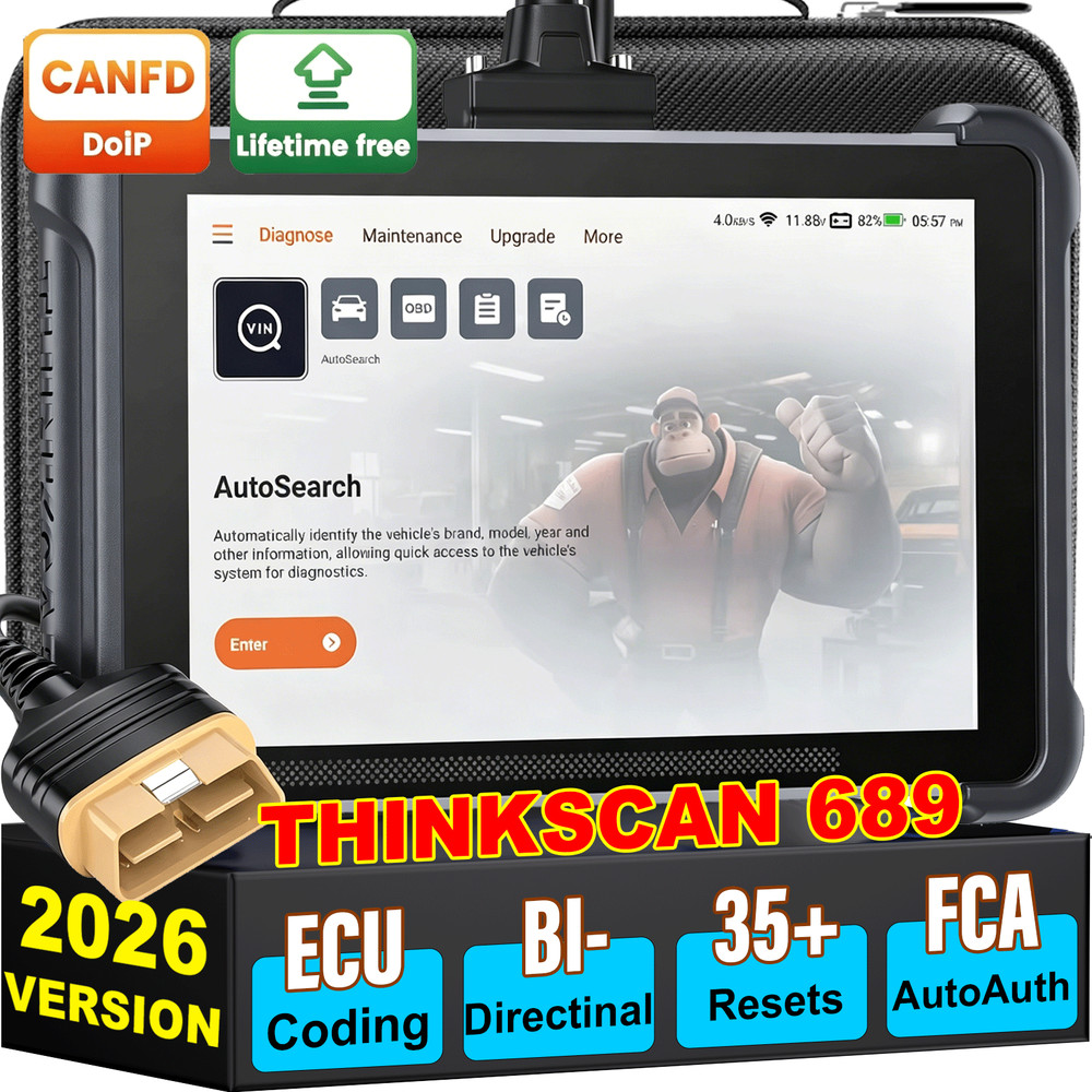 2026 Thinkscan 689 Wire Scanner Lifetime Free Update Full System Diagnostic Tool