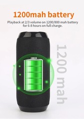 Portable Bluetooth Wireless Speaker Waterproof Stereo Bass USB TF FM Radio