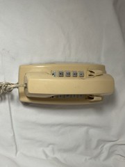 Vintage ITT rotary dial wall mount home telephone