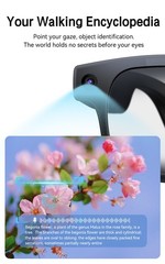AI Smart Glasses Real-Time Translation 8MP Camera Image Recognition 4k HD Video