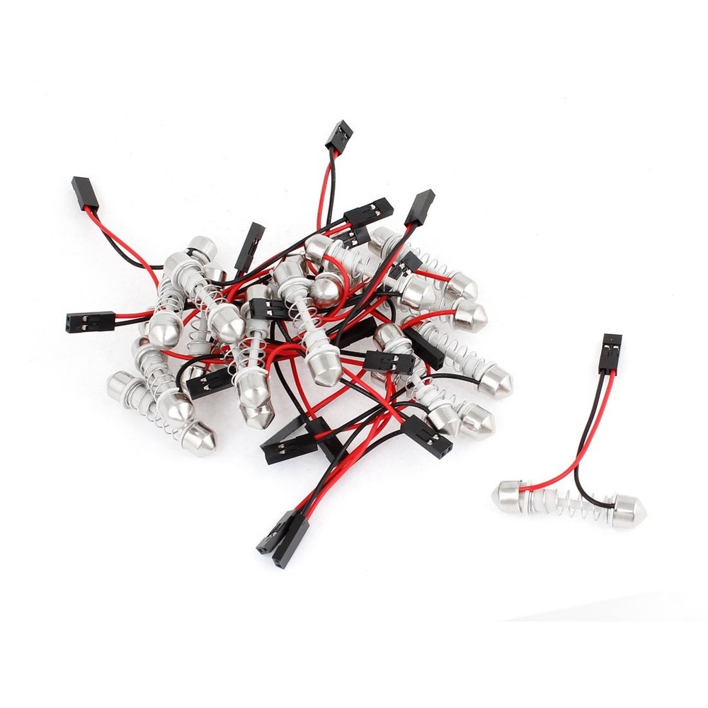 uxcell 20Pcs DC12V Car Interior Dome Map Festoon Adapter Light Bulb Base…