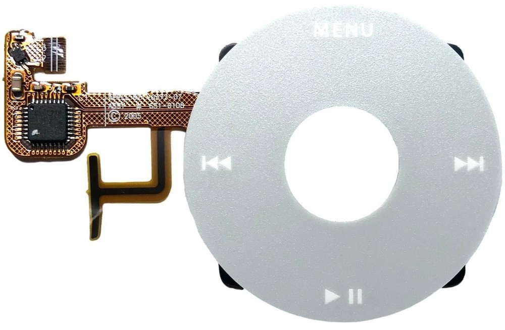 Gray Click Wheel Flex for iPod Classic Video 5th 5.5 gen 30gb 60gb 80