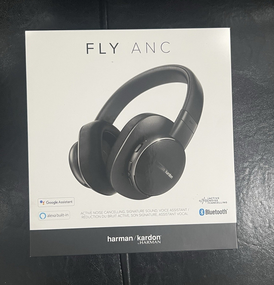 Headphones black Harman Kardon FLY ANC Bluetooth Over-Ear