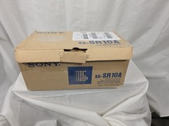 VINTAGE SONY SS-SR10A SPEAKER SYSTEM 2 PC 1 PAIR NIB BLACK 4INCH HARDWIRED 50Wt