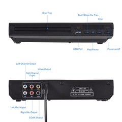 DVD CD Disc Player For Enjoying Movies And Music At Home