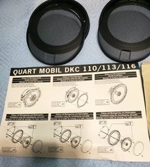 New Mb Quart DKC 113 5.25″ Speaker Grills w/ Mounting Screws German Made