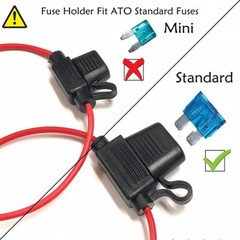10-18AWG inline fuse holder – Suitable for ATO standard fuses