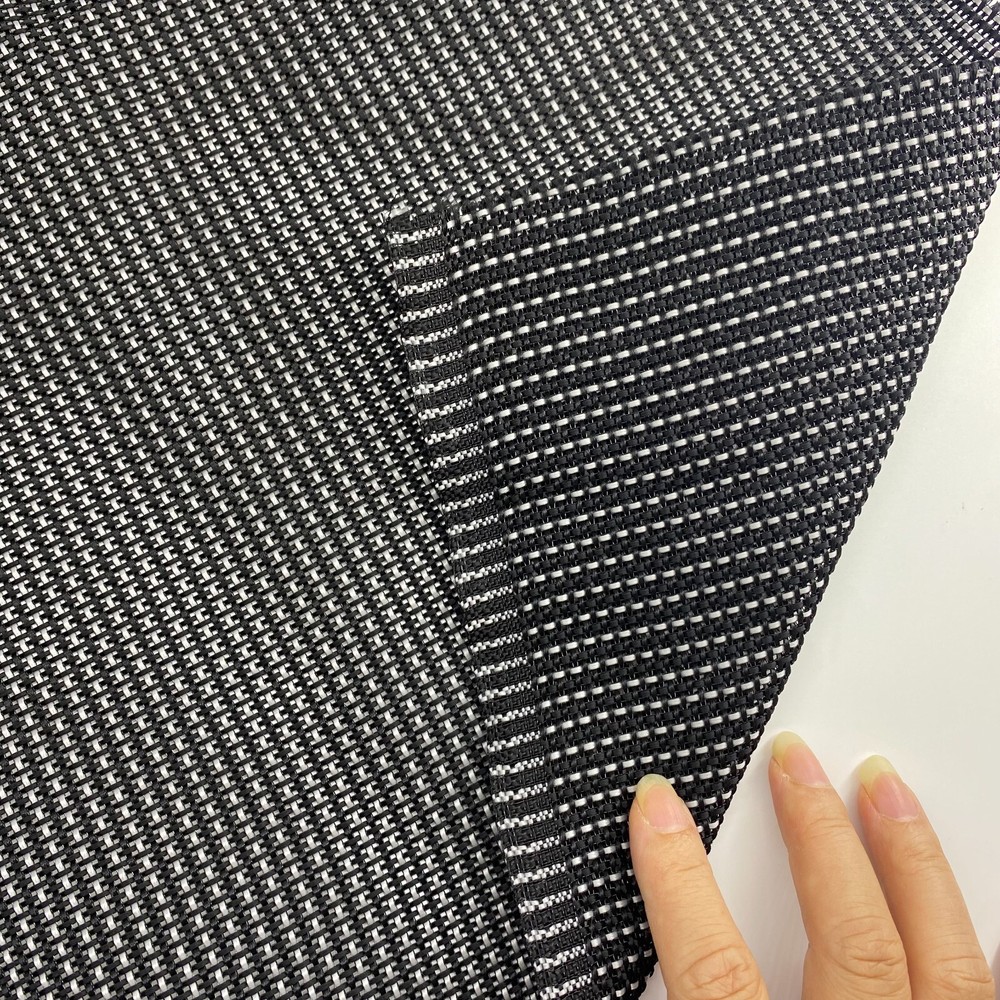 Quality Black White Strip Woven Amplifier Speaker Grill Fabric Cloth 29″ x19″