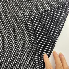 Quality Black White Strip Woven Amplifier Speaker Grill Fabric Cloth 29″ x19″