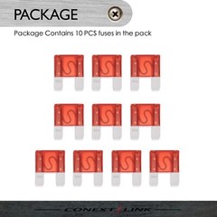 10pcs 50A Amp MAXI APX Maximum Large Blade Fuse for Auto Boat Truck RV Car Audio