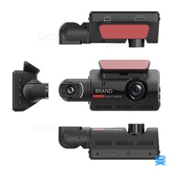 Dash Cam Dual Lens HD 1080P Car DVR Video Recorder G-Sensor Front Inside Camera