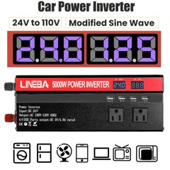 5000W 3000W 1500W Convertidor Onda sinusoidal modificada 12V A 110V Para Carro