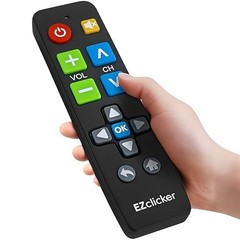 Universal Big Button TV Remote – Easy to Use, Ideal for Seniors, Compatible with