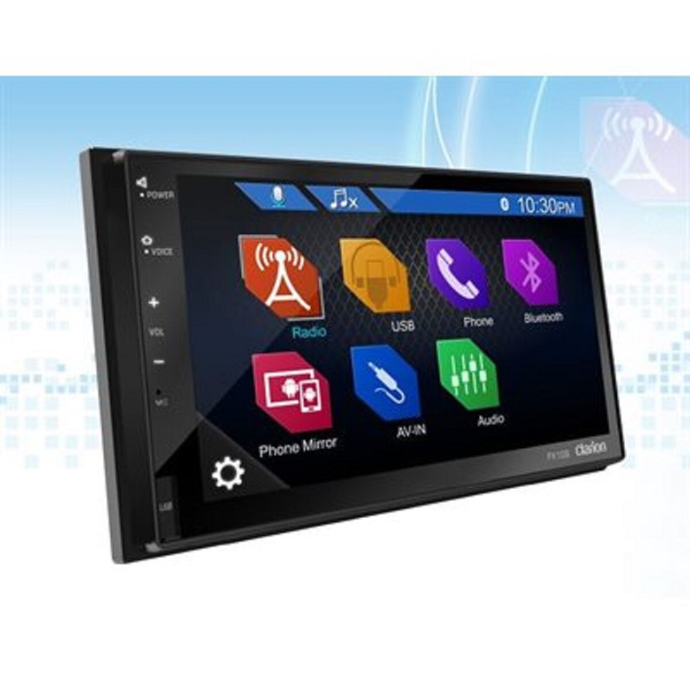 Clarion FX109 6.8″ WVGA Display Bluetooth Digital Multimedia Stereo Receiver