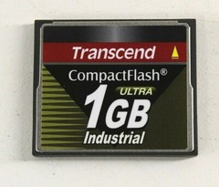 TS1GCF100I TRANSCEND 1GB Ultra Speed Industrial Compact Flash (CF) Card