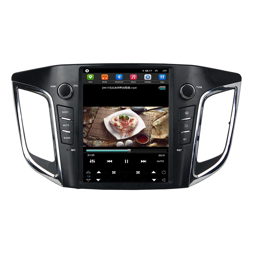 128GB Tesla style screen Android 13 Car Radio for Hyundai Creta IX25 2014-2016