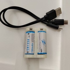 znter 6V 2CR5 rechargeable lithium 6V Photo Camera battery （2CR123A+1rack）
