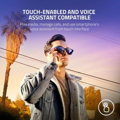 Razer Anzu Smart Glasses Rectangle Small/Medium Bluetooth Audio Blue Light