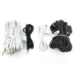 25 Aux Cables Wholesale Bulk Lot 2m/6.6ft 3.5mm MP3 Music Audio Extension Cable