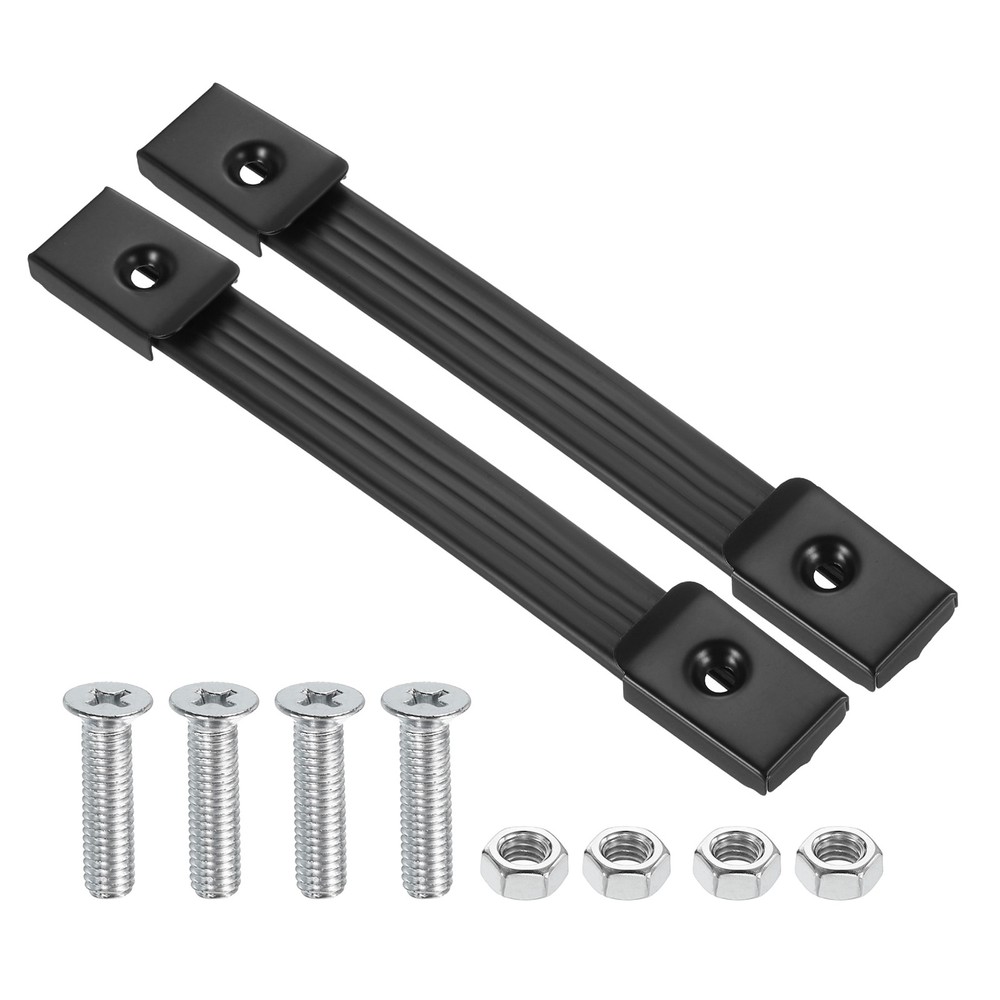 2 Pieces 8 Inches Speaker Cabinet Strap Handles Pull for Speaker Case Black