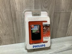 Philips GoGear Vibe 4GB Black MP3 Music/Video Player New Sealed