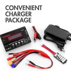 Tenergy TB6B 1S-6S Balance Charger for NiMH/NiCD/Li-PO/Li-Fe Packs+Power Supply