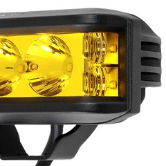 AUXBEAM 5″ LED Work Light Bar Spot Pods Fog Driving Amber Lamp for Jeep Ford 4″