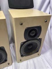 2 Triad InRoom MINI Bookshelf Satellite Speakers Tested Working Painted