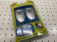 Allstar My Lil’ Reminder Digital Voice Recorder 2 Piece Keychain Light Silver TV