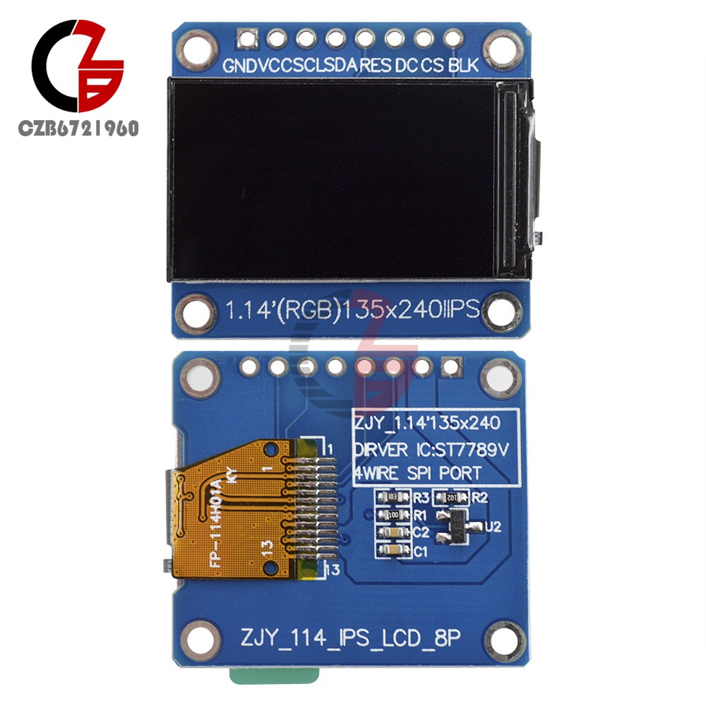 100PCS 1.14-inch TFT Display IPS LCD ST7789 LCD Display