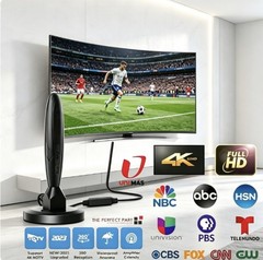 5600Miles TV Antenna HDTV Amplified Digital 4K 1080P Long Range Indoor Upgraded