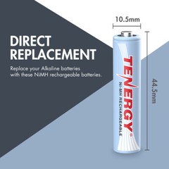 Tenergy Bulk AA,AAA 2500mAh,1000mAh NiMH Rechargeable Batteries Cells 1.2V Lot