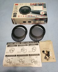 New Mb Quart DKC 113 5.25″ Speaker Grills w/ Mounting Screws German Made