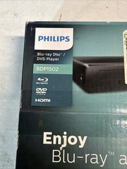 Philips BDP1502 Blu-ray and DVD Player New In Box